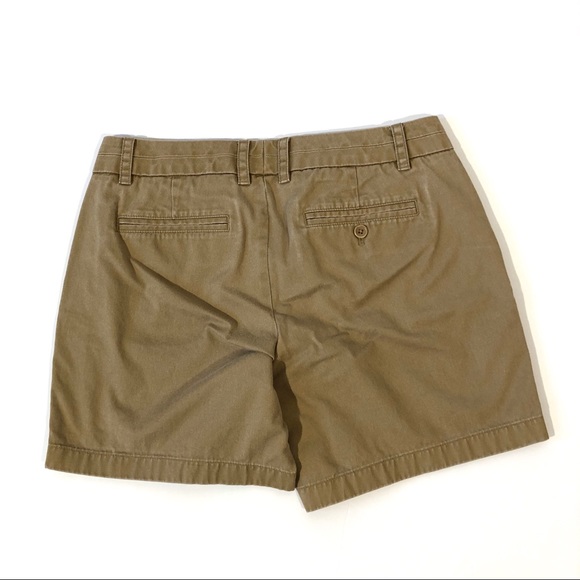 J. Crew Chino Tan/Khaki Low Rise Cotton Shorts - Picture 6 of 8